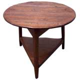 Antique Pine Cricket Table