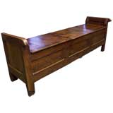 Antique French Chestnut Coffer