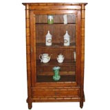 Napoleon III Faux Bamboo Vitrine