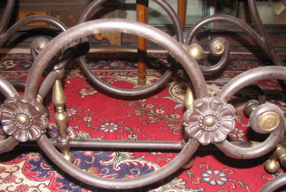 Iron French-Style Reproduction Butcher Table