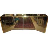 Four-Door Mirrored Credenza