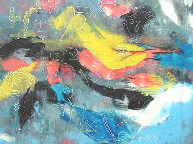 Framed Painting Signed By Mitja Tusek #3