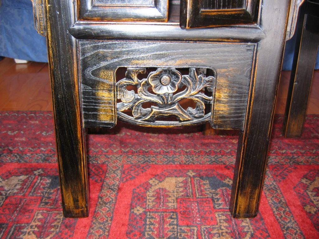 Pair of Asian Bedside Tables