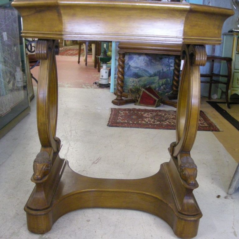 Fruitwood Wood Jardiniere with Tole Insert