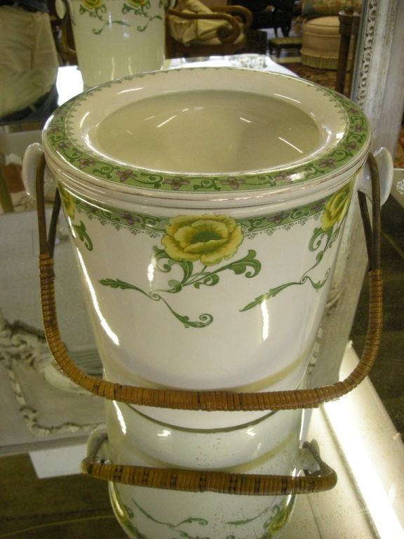 Continental Hand Decorated Nappy Bowl