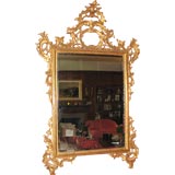 Pair of Rococo Style Gilded Wood Mirrors