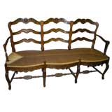 French Provencial Style Three-Seat Settee