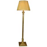 Brass Neoclassical Floor Lamp