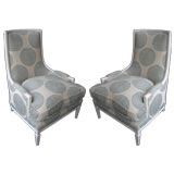 Pair of Regency Lounge Chairs
