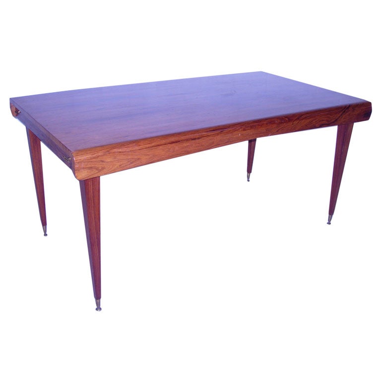 French Rosewood Table/Desk For Sale