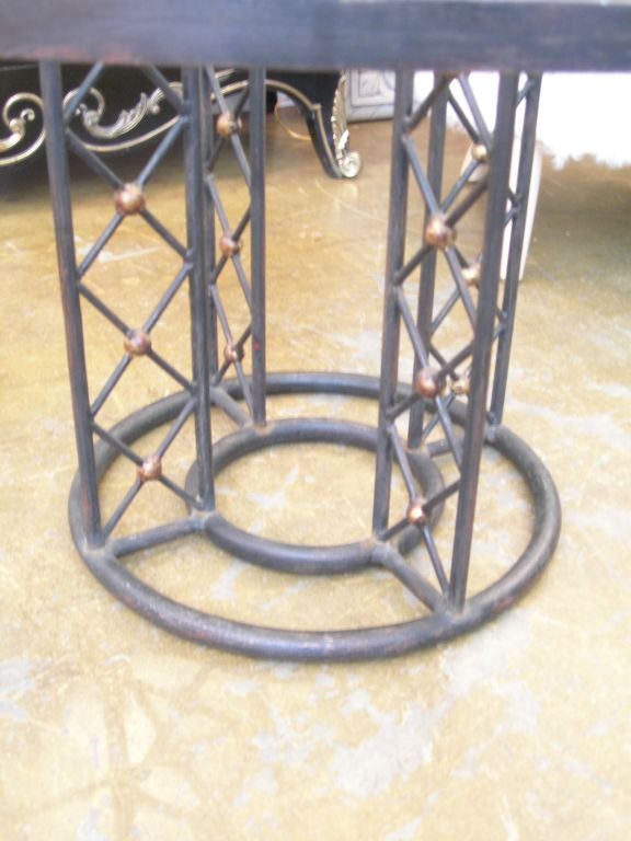 Gilt Jean Royere Tour Eiffel Cocktail Table