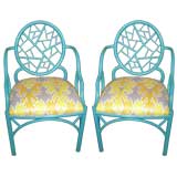 Pair of Spider Web Chairs from the Estate of Tony Duquette
