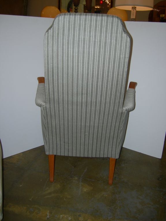 Oak Danish Lounge Chair For Sale