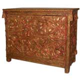Tony Duquette Neoclassic Style Cast-Resin "Rose" Chests