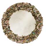 Downtown Classics Collection Del Mar Tumbled Abalone Mirror