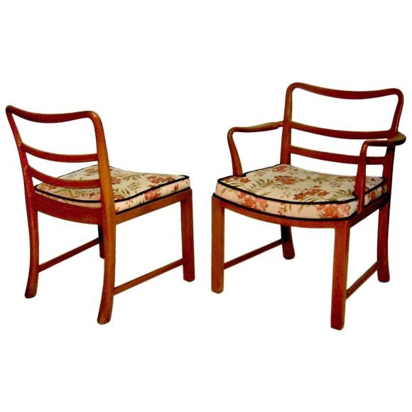 Set of 6 Edward Wormley Dining Chairs For Sale
