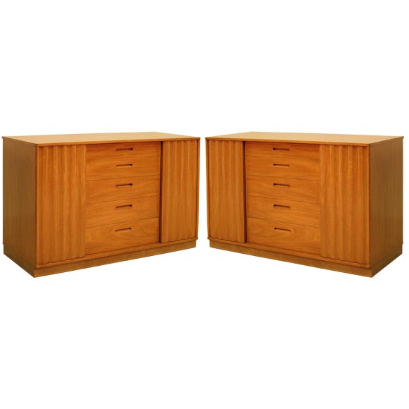 Pair of Edward Wormley for Dunbar Mr.Cabinet For Sale