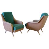 Pair of French "Airplane" Chairs