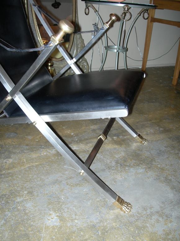 Maison Jansen Campaign Chair