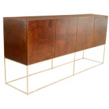 Milo Baughman Burl Cabinet