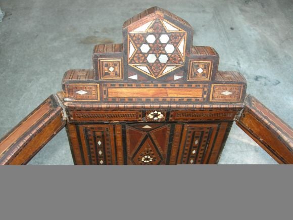 Wood 19th Century Syrian Chair