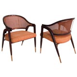 Set of 10 Edward Wormley for Dunbar Chairs