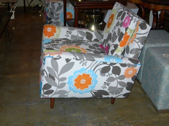 Mid-20th Century Pair of Brazilian Club Chairs