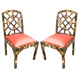 Pair of Columbian Horn Side Chairs