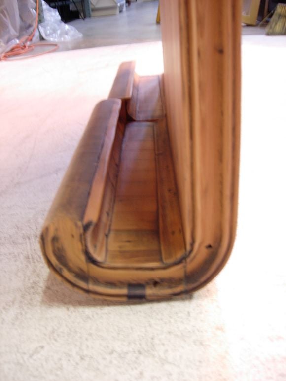 Pair of Cedar Altar Tables In Excellent Condition For Sale In Los Angeles, CA