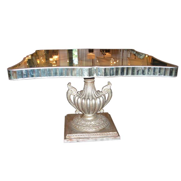 Italian Eglomise Mirrored  Table