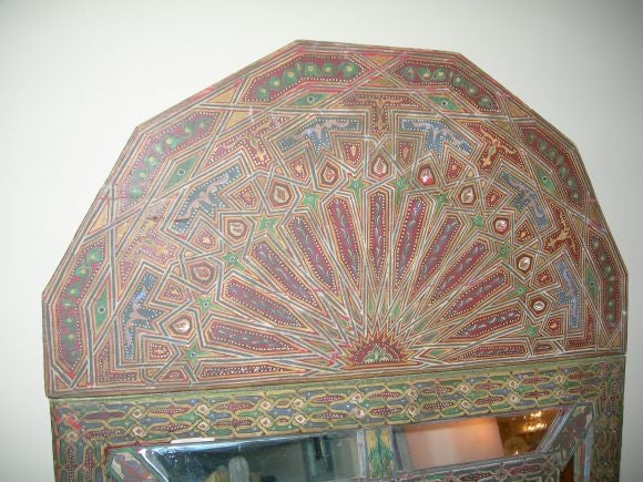 Large Hand Painted Mirror