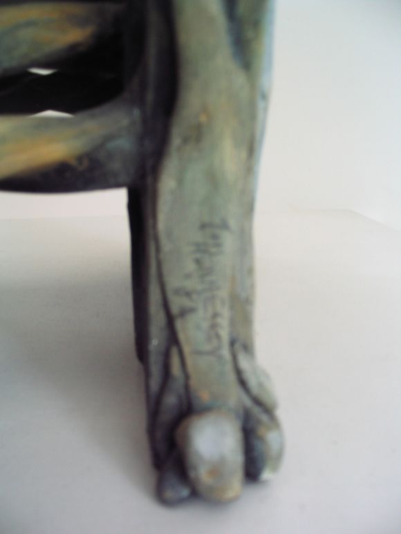Whimsical Monkey Sculpture by Lois Hennessy 4