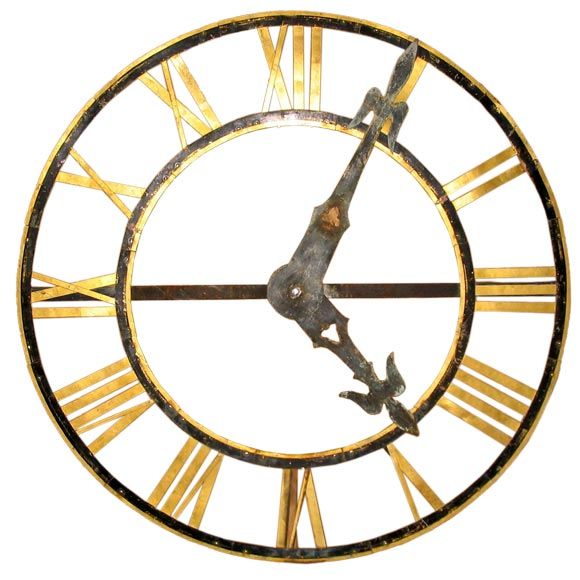 Tower Clock Face at 1stDibs