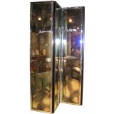 Four Panel Mirrored Screen