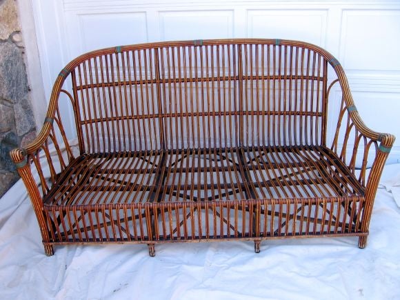 Split Reed Rattan Set