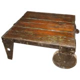Antique "Industrial Chic" Coffee Table