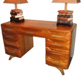 Vintage Sculptured Pine Desk