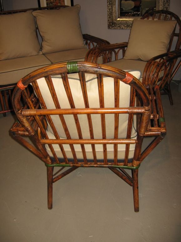 Split Reed Rattan Set
