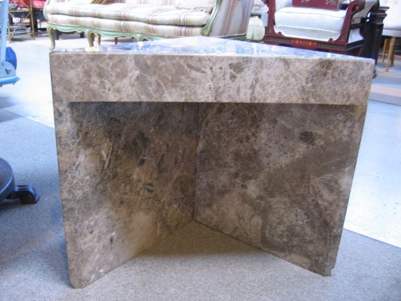 Pair of Marble End Tables/Bases 3