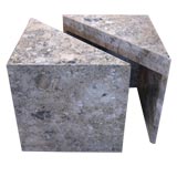 Pair of Marble End Tables/Bases