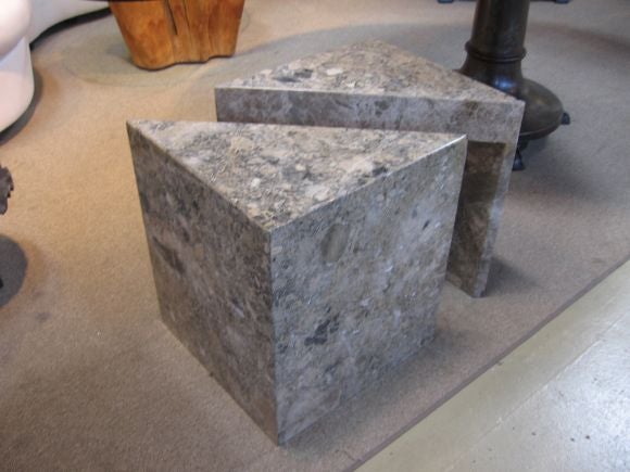 Pair of Marble End Tables/Bases 6