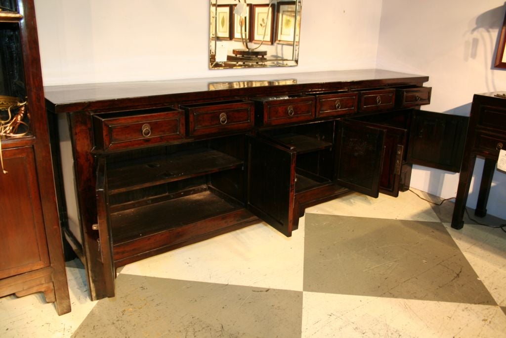 Chinese Walnut Sideboard