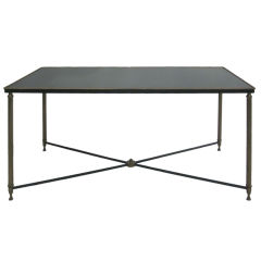 French Modern Neoclassical Cocktail Table Attributed to Jansen 6