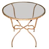 Circular Wrought Iron Table