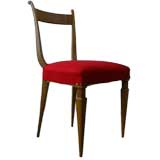 Two Italian Modern Neoclassical Desk Chairs by Paolo Buffa 3