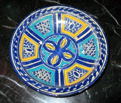 3 Hand-painted Islamic Platters / Bowls