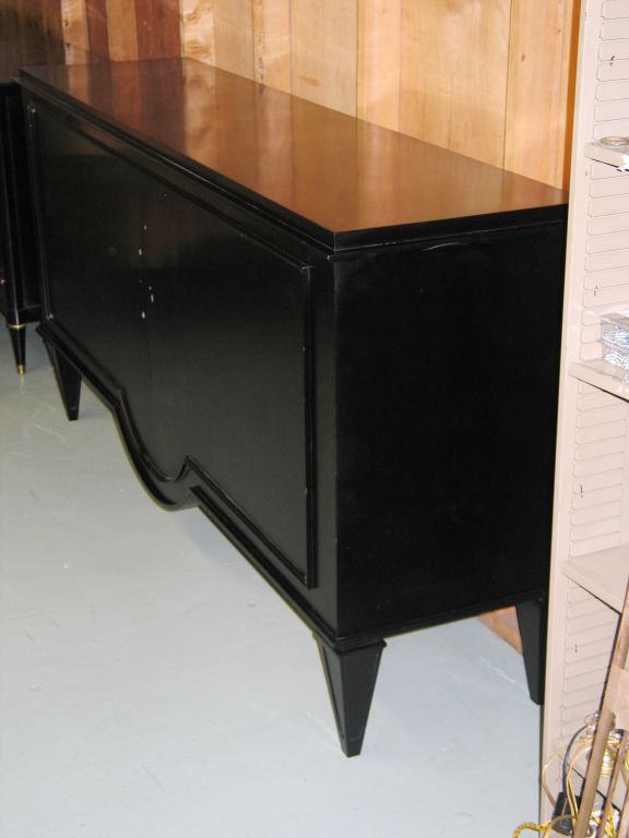 Art Deco Ebonized Sideboard by Andre Arbus For Sale