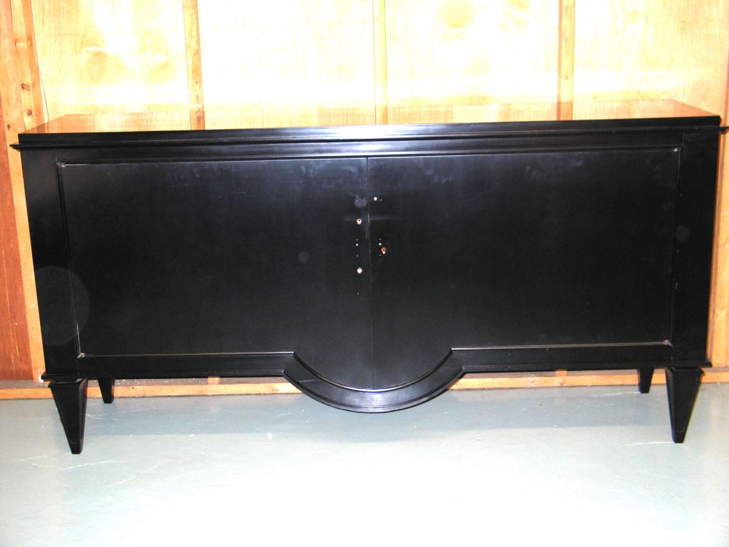 Ebonized Sideboard by Andre Arbus In Good Condition For Sale In New York, NY
