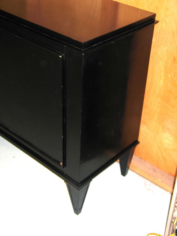 French Ebonized Sideboard by Andre Arbus For Sale