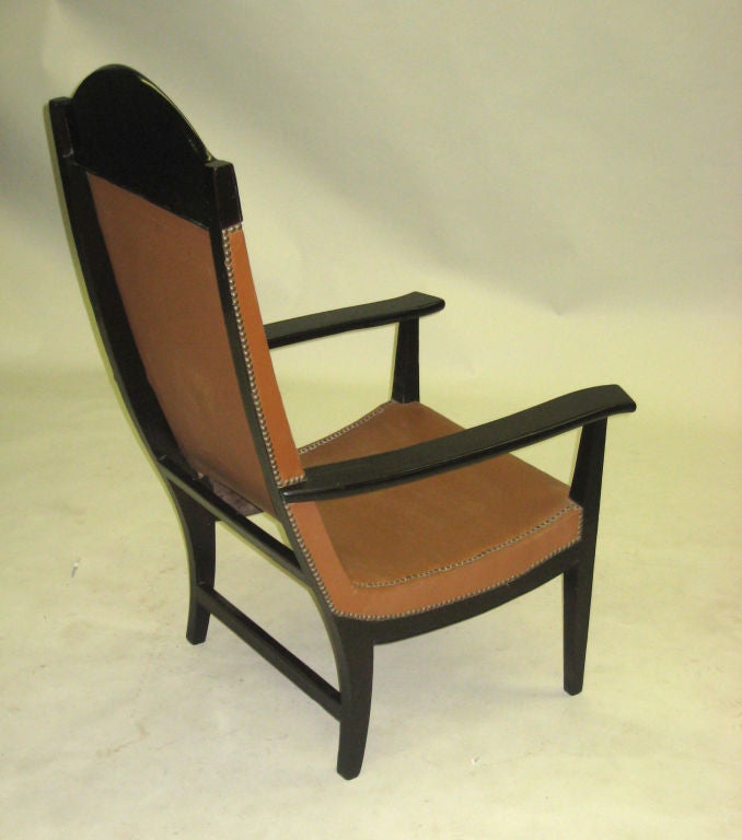 Neoclassical Revival Pair of French Modern Neoclassical Lounge Chairs / Armchairs For Sale